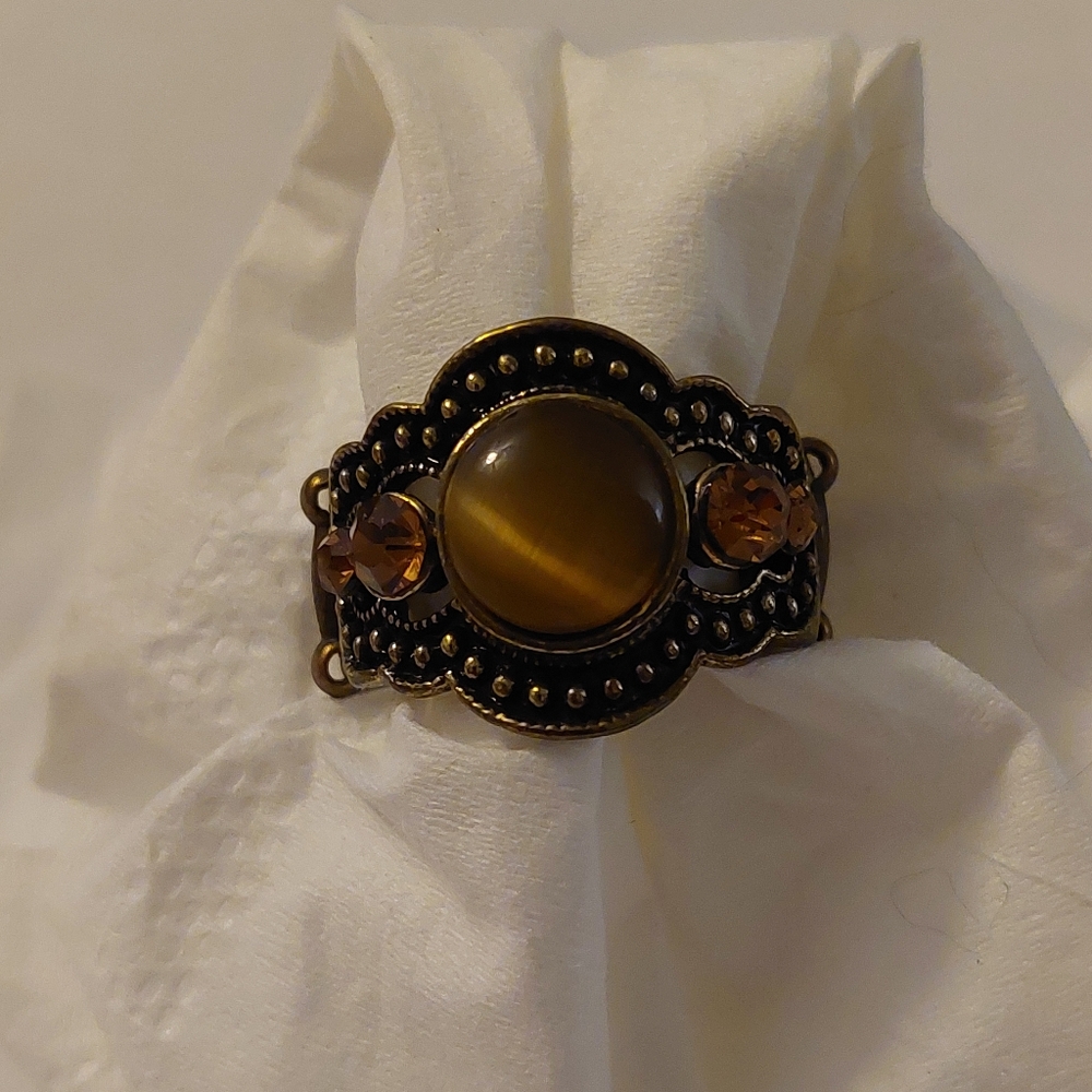 Paparazzi Ring Copper w/Brown